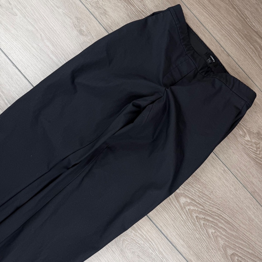 Theory Womens Pants Thanel Approach Slim Ankle Black 2
